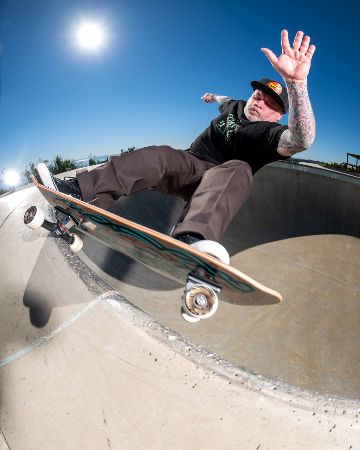 Santa Cruz Dressen Tribal Reissue 9.9" Skateboard Deck