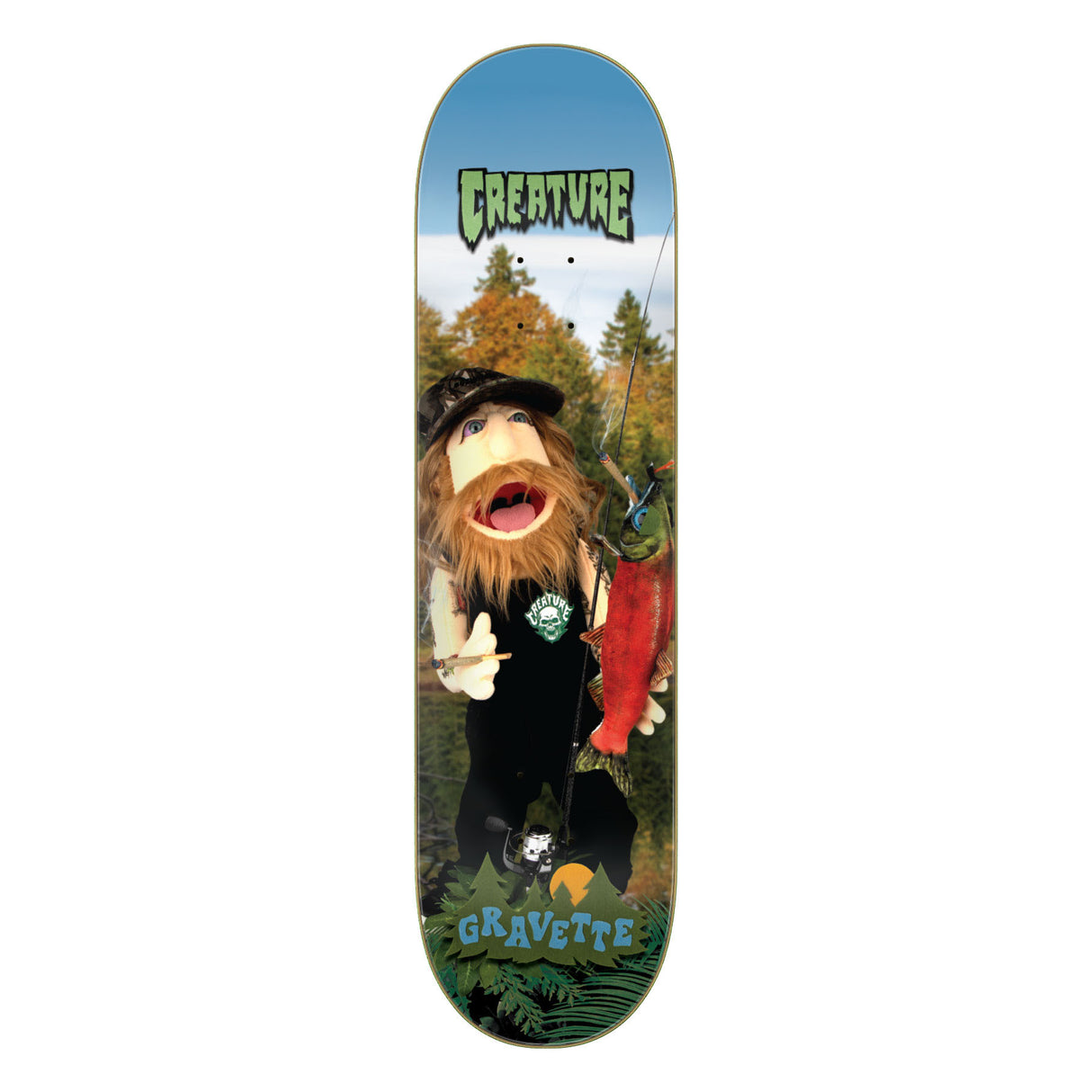 Creature Gravette Fuzzy Creature Fiends Pro 8.3" Skateboard Deck