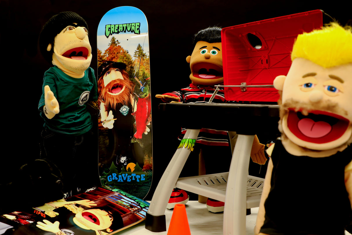 Creature Gravette Fuzzy Creature Fiends Pro 8.3" Skateboard Deck