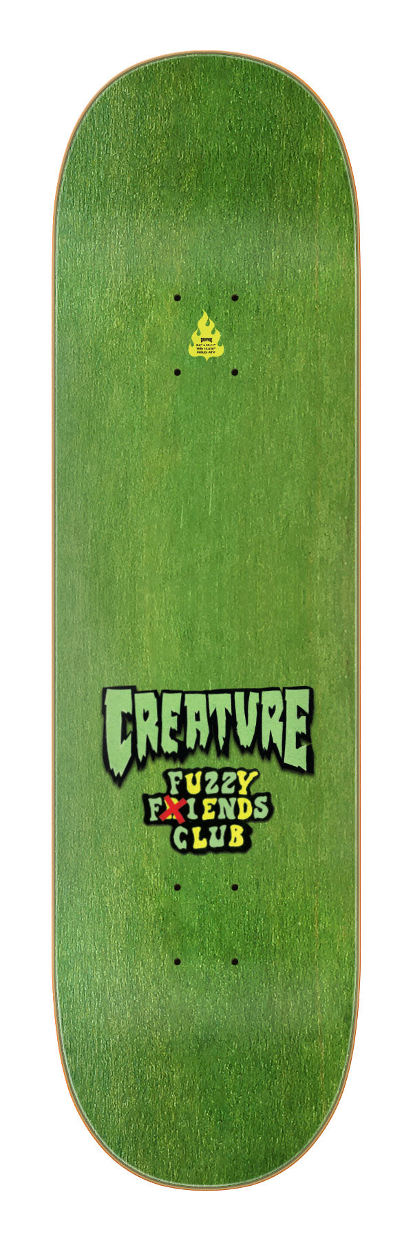 Creature Martinez Fuzzy Creature Fiends Pro 8.6" Skateboard Deck