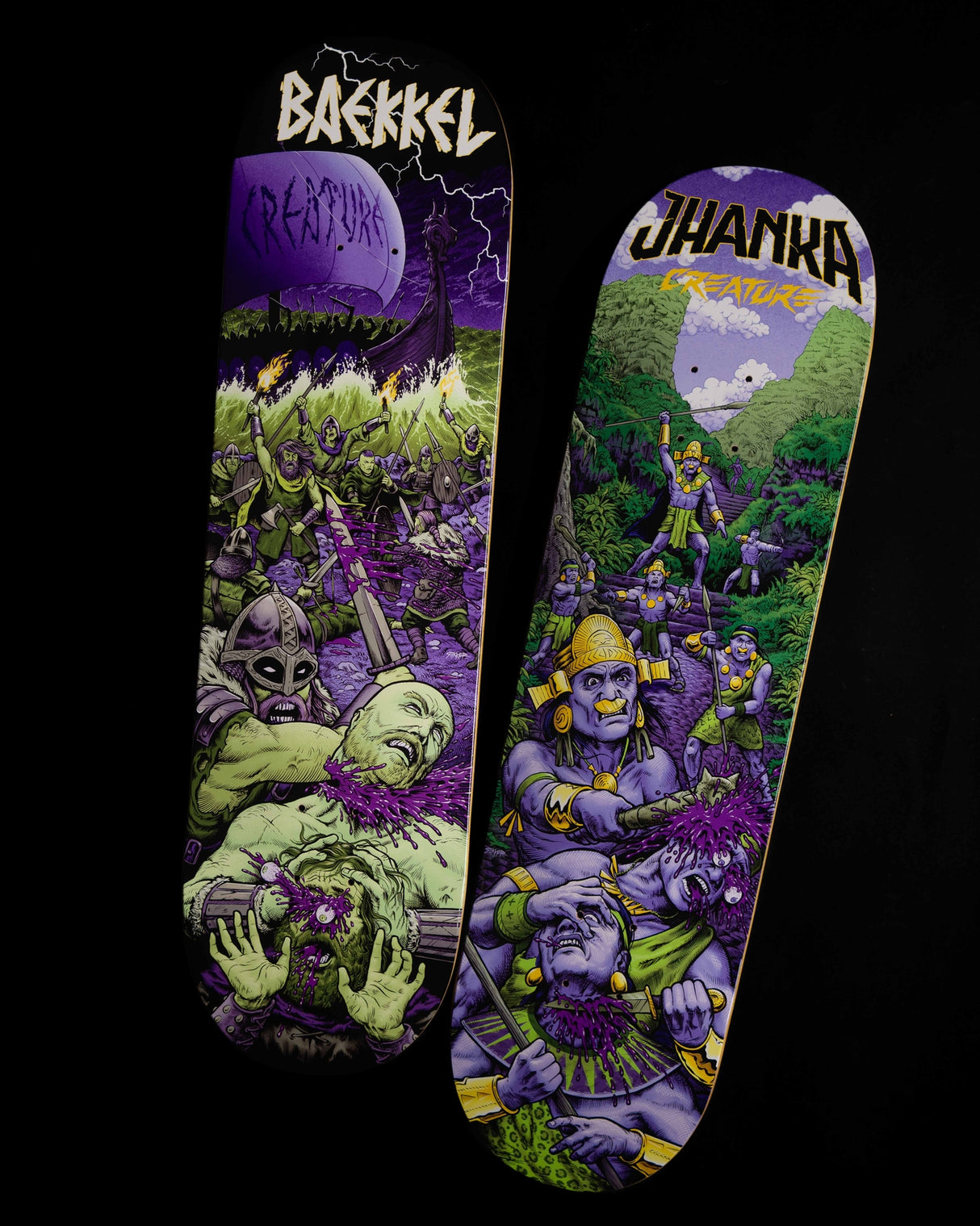 Creature Gonzalez Warriors VX Deck 8.375" x 32" Skateboard Decks