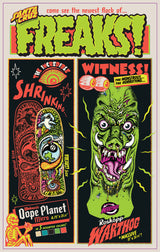Santa Cruz Winkowski Dope Planet Micro Freaks 8.75" x 27.5" Skateboard Deck