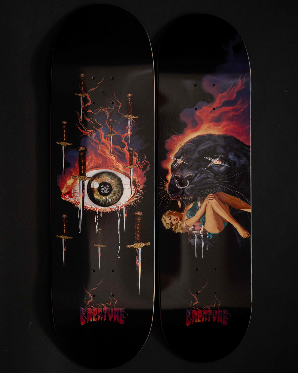 Creature Torres Eyes Pro Stumps 9.00" x 32.15" Skateboard Deck