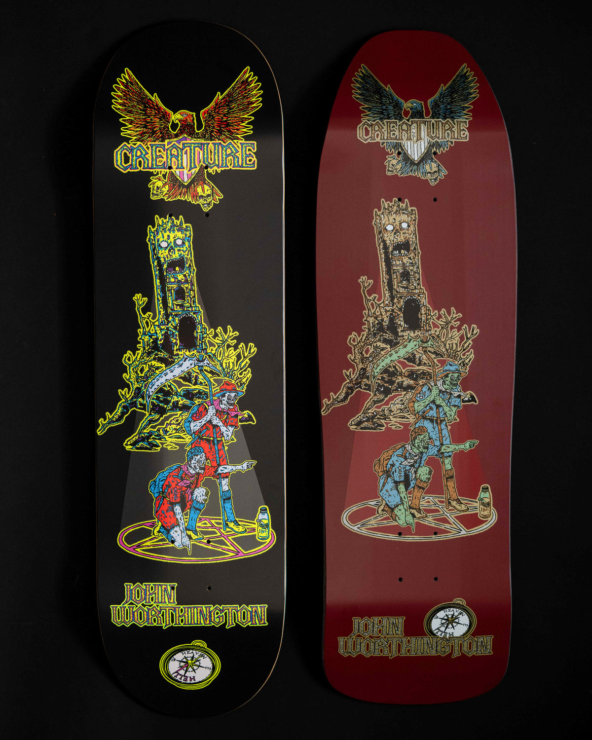 Creature Worthington Scout VX Deck 9.34" x 31.65" Skateboard Deck