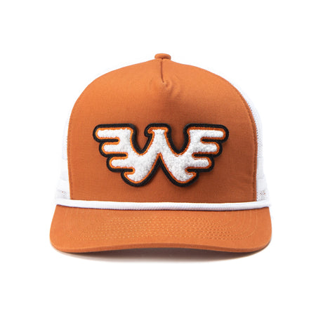 Seager x Waylon Jennings Flying W Burnt Orange Snapback Hat