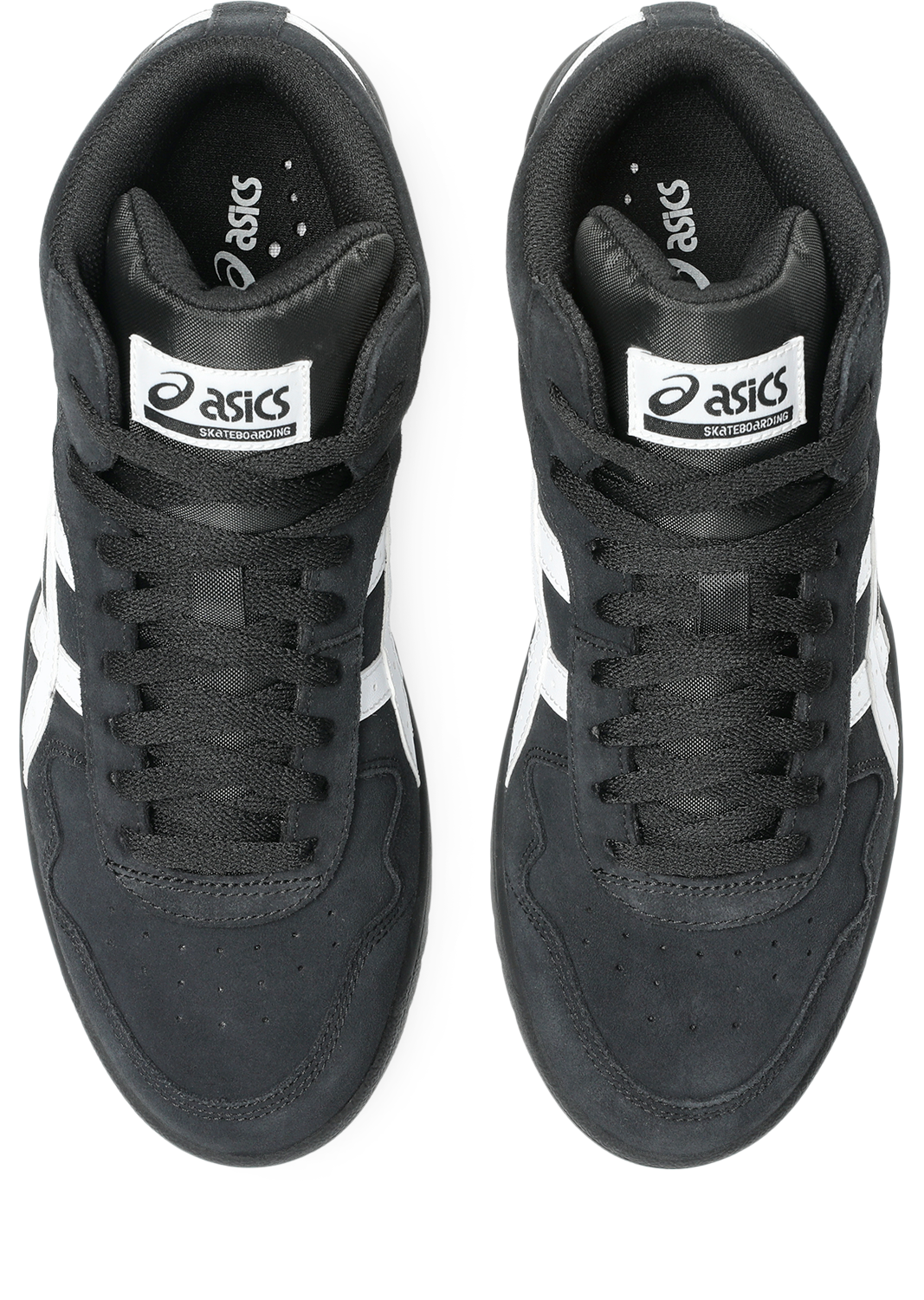 Asics Japan Pro Mid Black/Black/Bright White Shoes – Long Beach