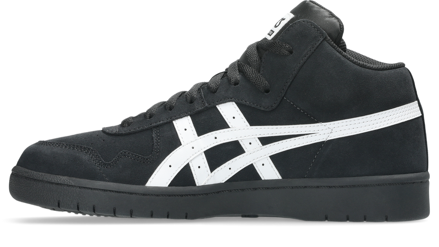 Asics Japan Pro Mid Black/Black/Bright White Shoes – Long Beach