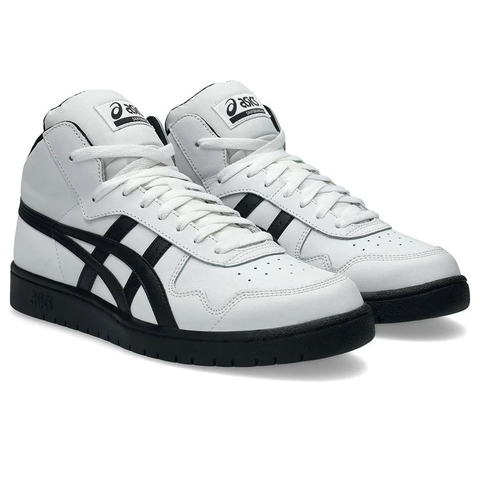アシックス asics ジャパン L ハイカット ブラック/ホワイト 27.5 Asics Japan Pro Mid White/Black Shoes – Long Beach Skate Co