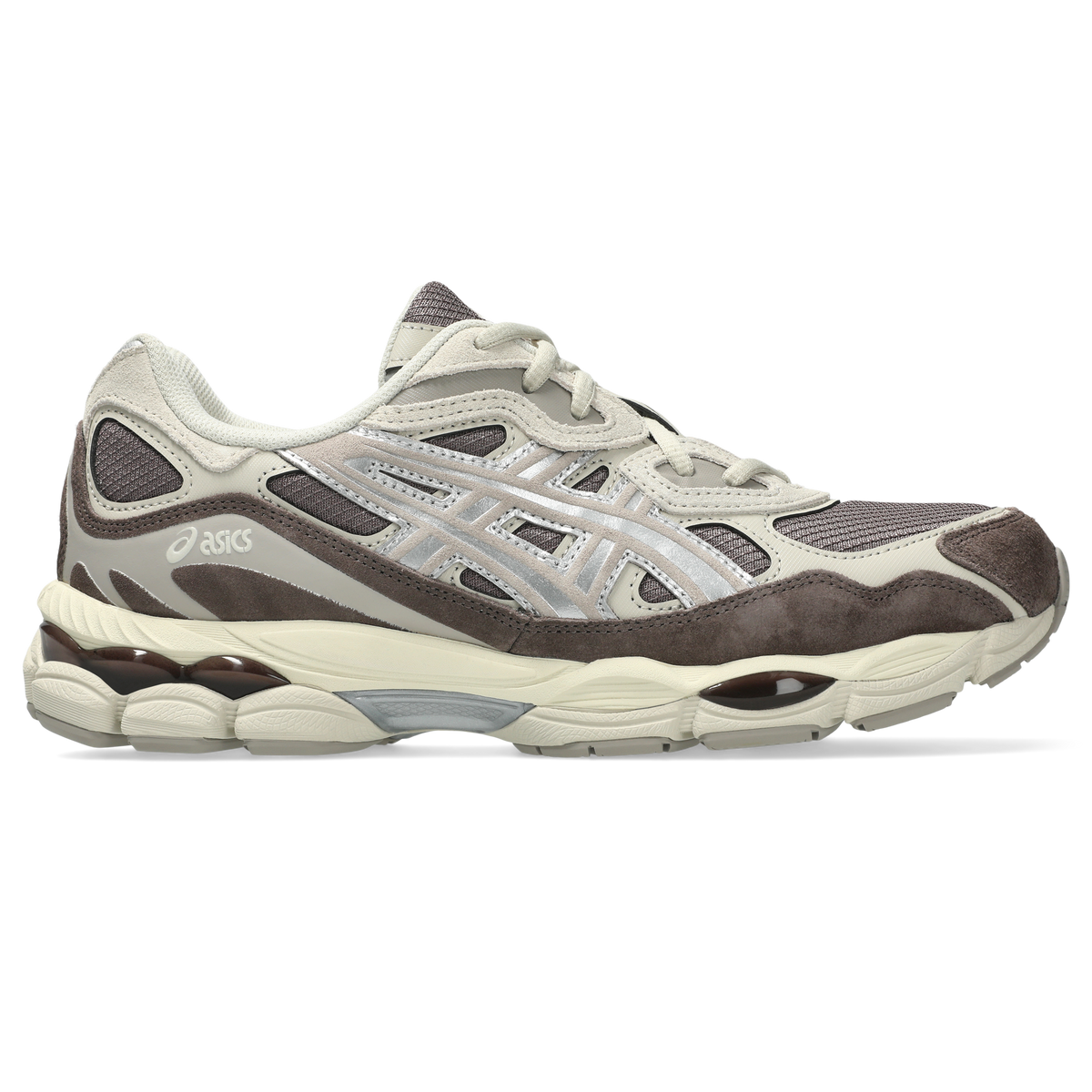 Asics GEL-NYC Cocoa Powder/Pure Silver Shoes – Long Beach Skate Co