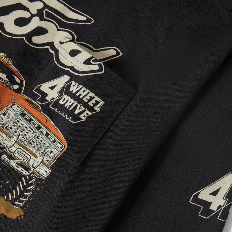 Brixton Ford Mud Marathon Burnt Rubber Long Sleeve L/s Shirt