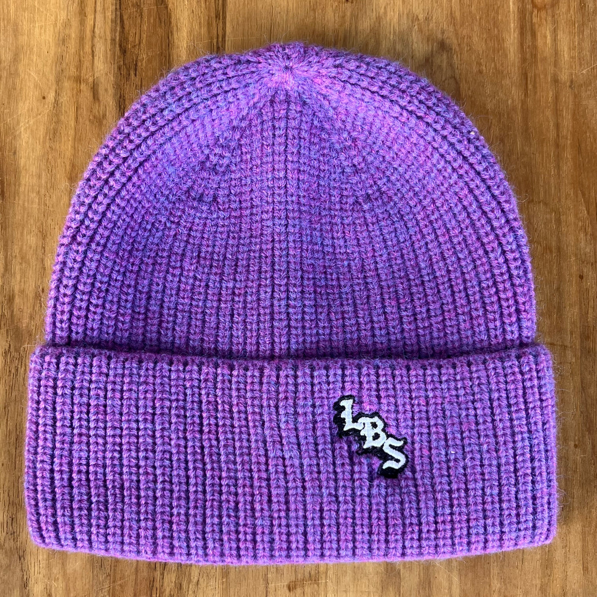 Long Beach Skate LBS Long Side Ribbed Knit Beanie