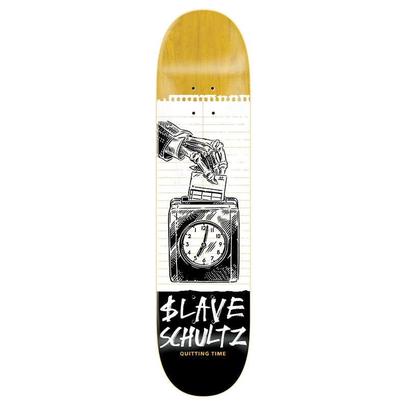 Slave Schultz Quitting Time 8.25" Skateboard Deck