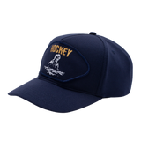 Hockey Surface Navy Snapback Hat