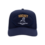 Hockey Surface Navy Snapback Hat
