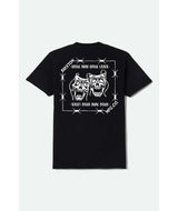 Brixton Smile Always Black Worn Wash Standard S/s Shirt