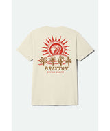 Brixton Dark Paradise Cream Standard S/s Shirt