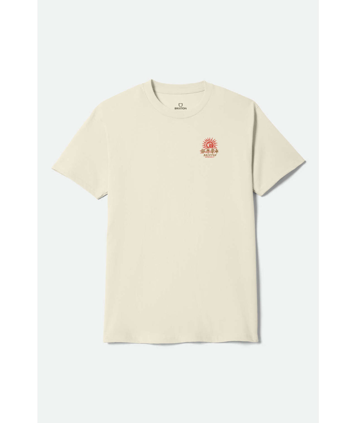 Brixton Dark Paradise Cream Standard S/s Shirt