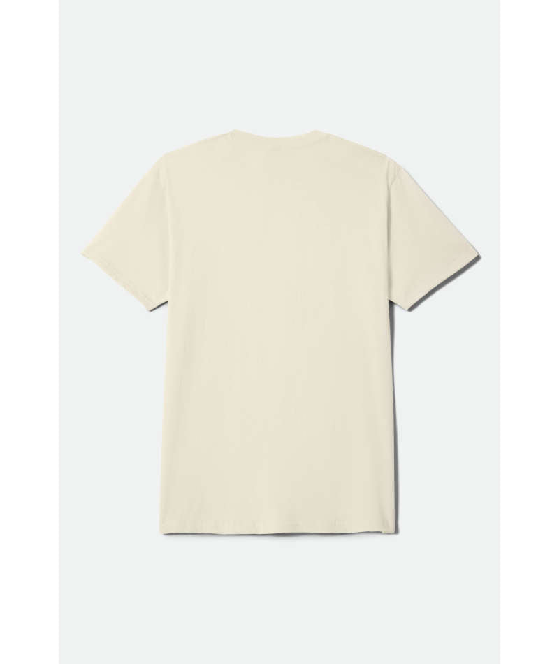 Brixton Wilburn Cream Standard S/s Shirt