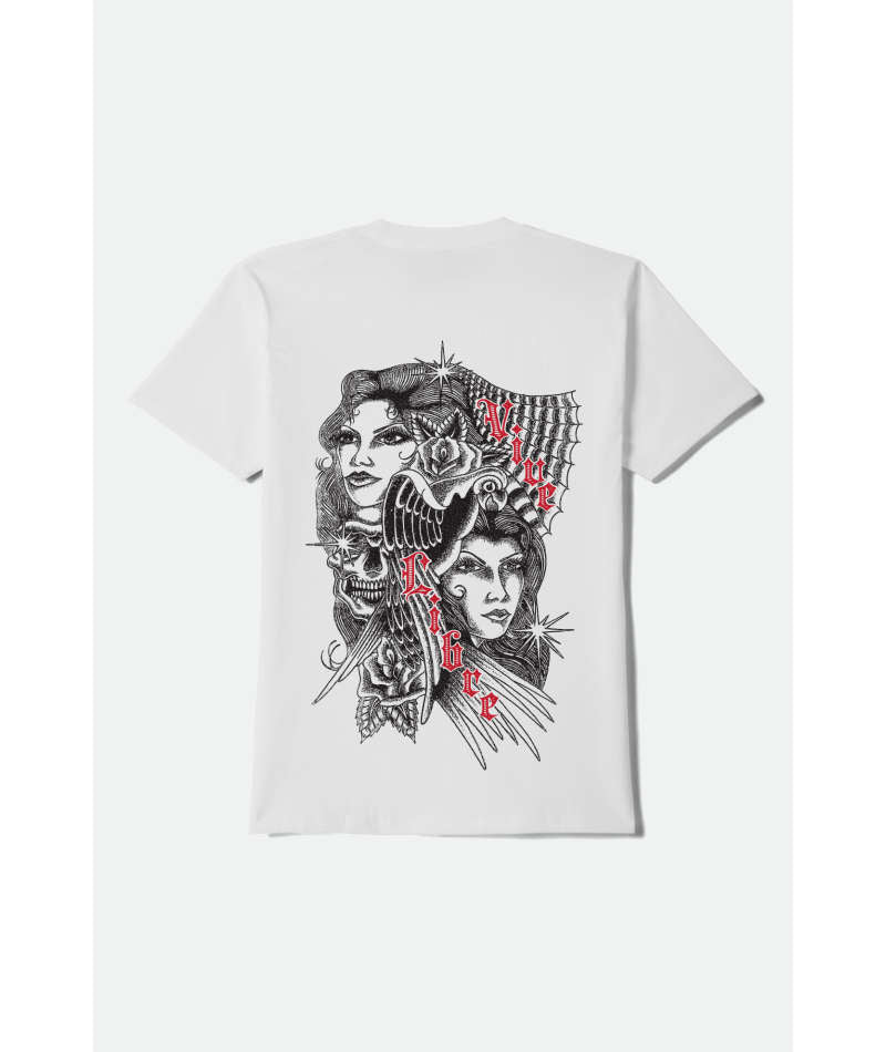 Brixton Marquis White Standard S/s Shirt