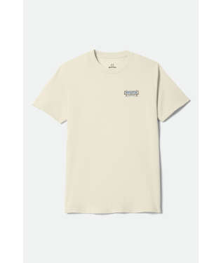 Brixton Hutchins Cream Standard S/s Shirt