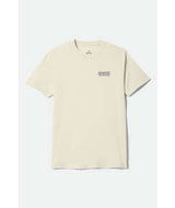 Brixton Hutchins Cream Standard S/s Shirt