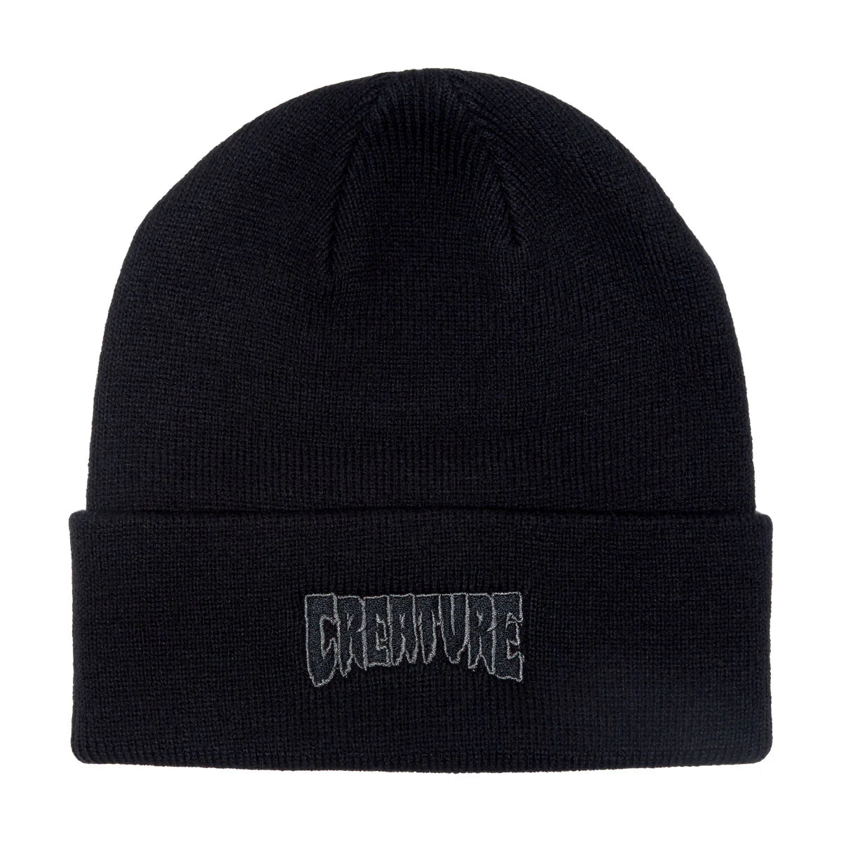 Creature Logo Outline Long Shoreman Hat Navy Beanie