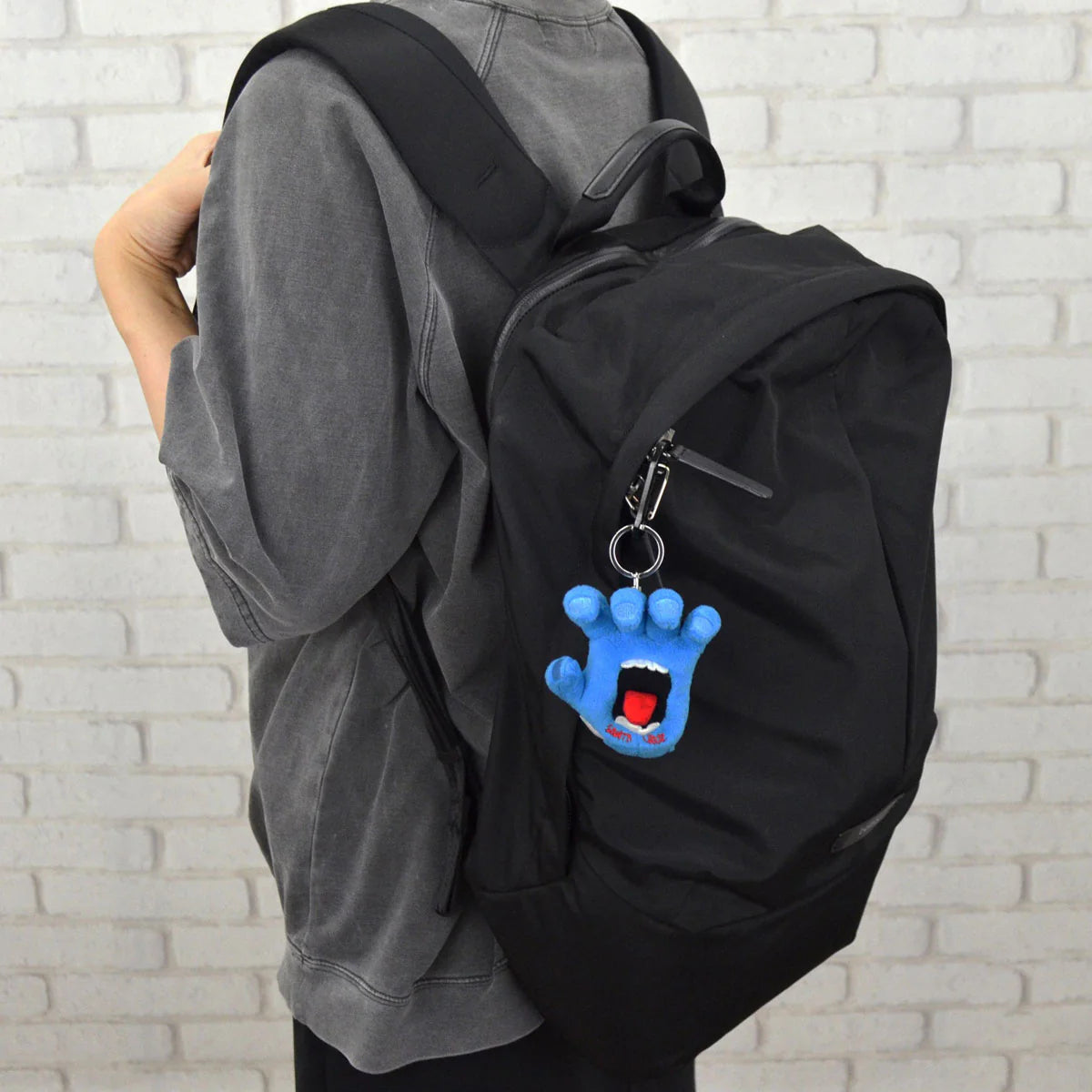 Santa Cruz Screaming Hand Plush Keychain