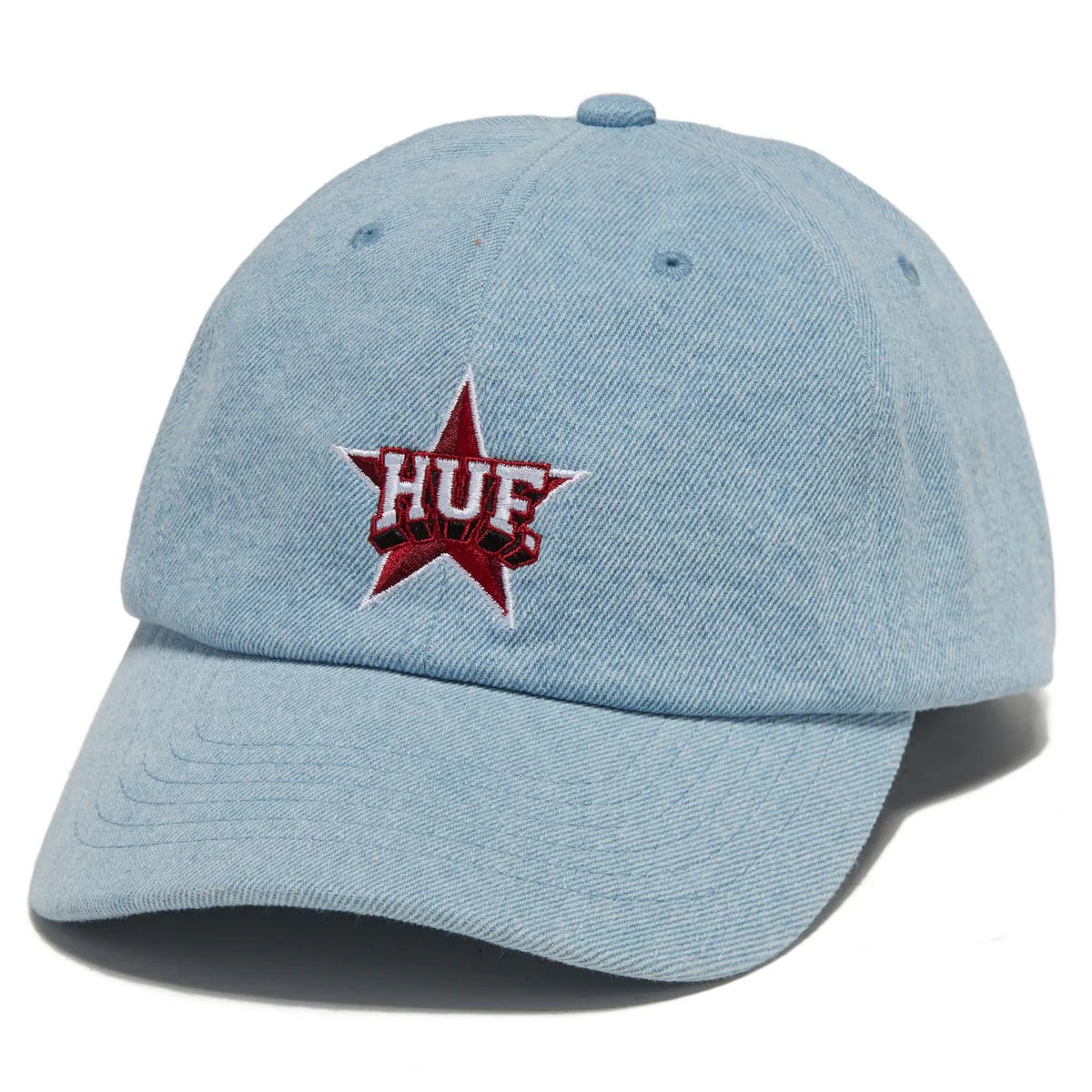 Huf All Star 6 Panel Curved Visor Strapback Hat