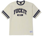 Huf Fuck It Football Ivory Shirt