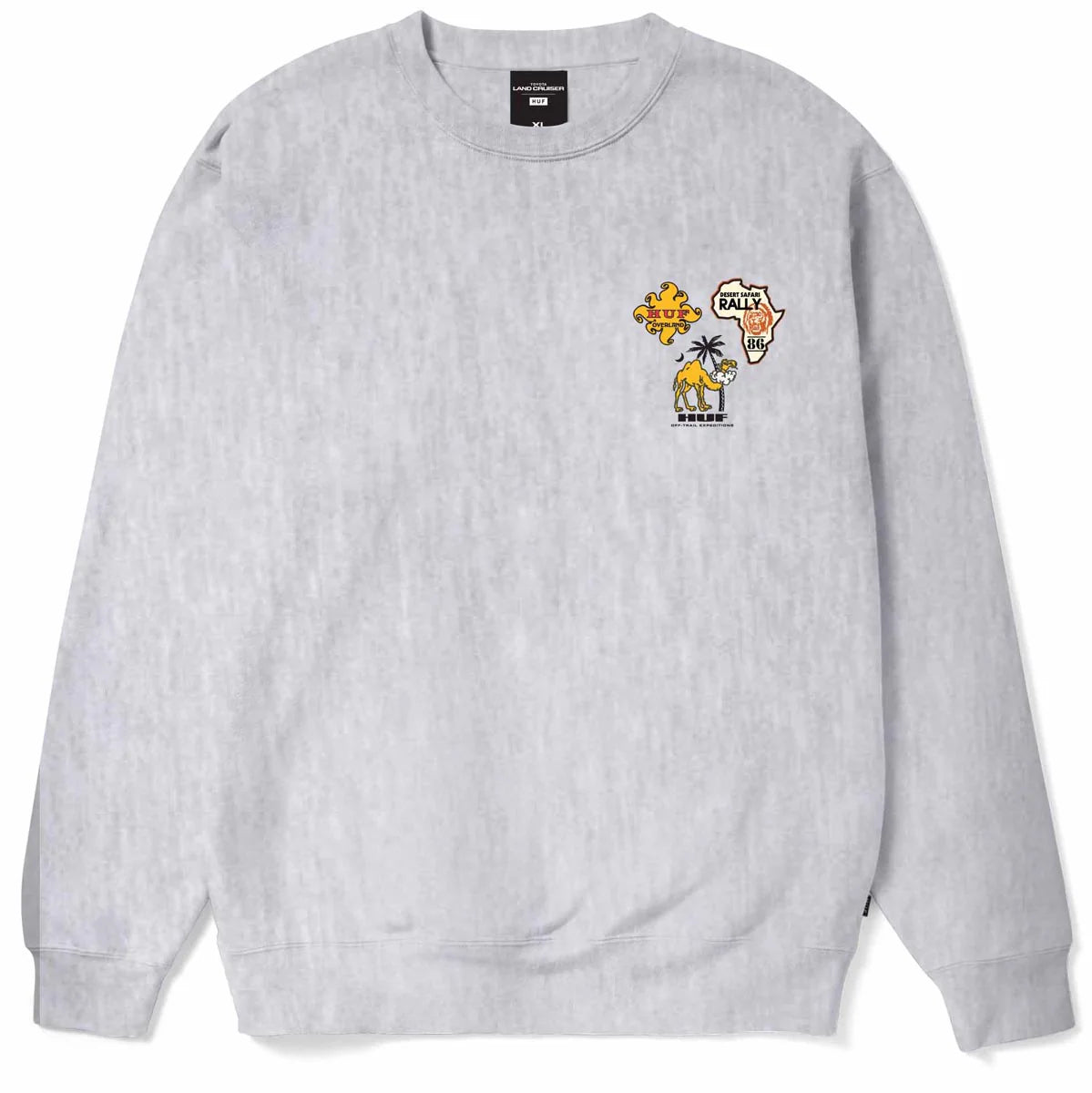 Huf x Toyota Overland Touring Ash Crewneck Sweatshirt