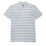 Dickies Skateboarding Striped Heather Gray Stripe Polo Shirt