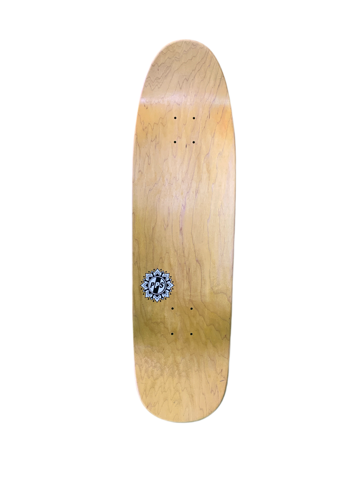 Pocket Pistols Flower Logo Rasta 9" Shaped Classic Skateboard Deck