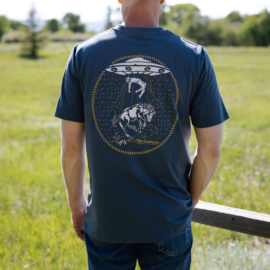 Sendero Charros & Aliens Navy S/s Shirt