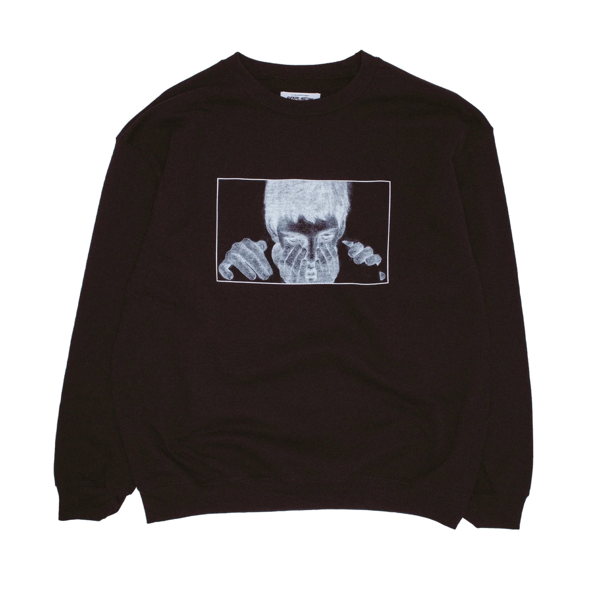 Fucking Awesome Safe Place Black L/s Crewneck Sweater