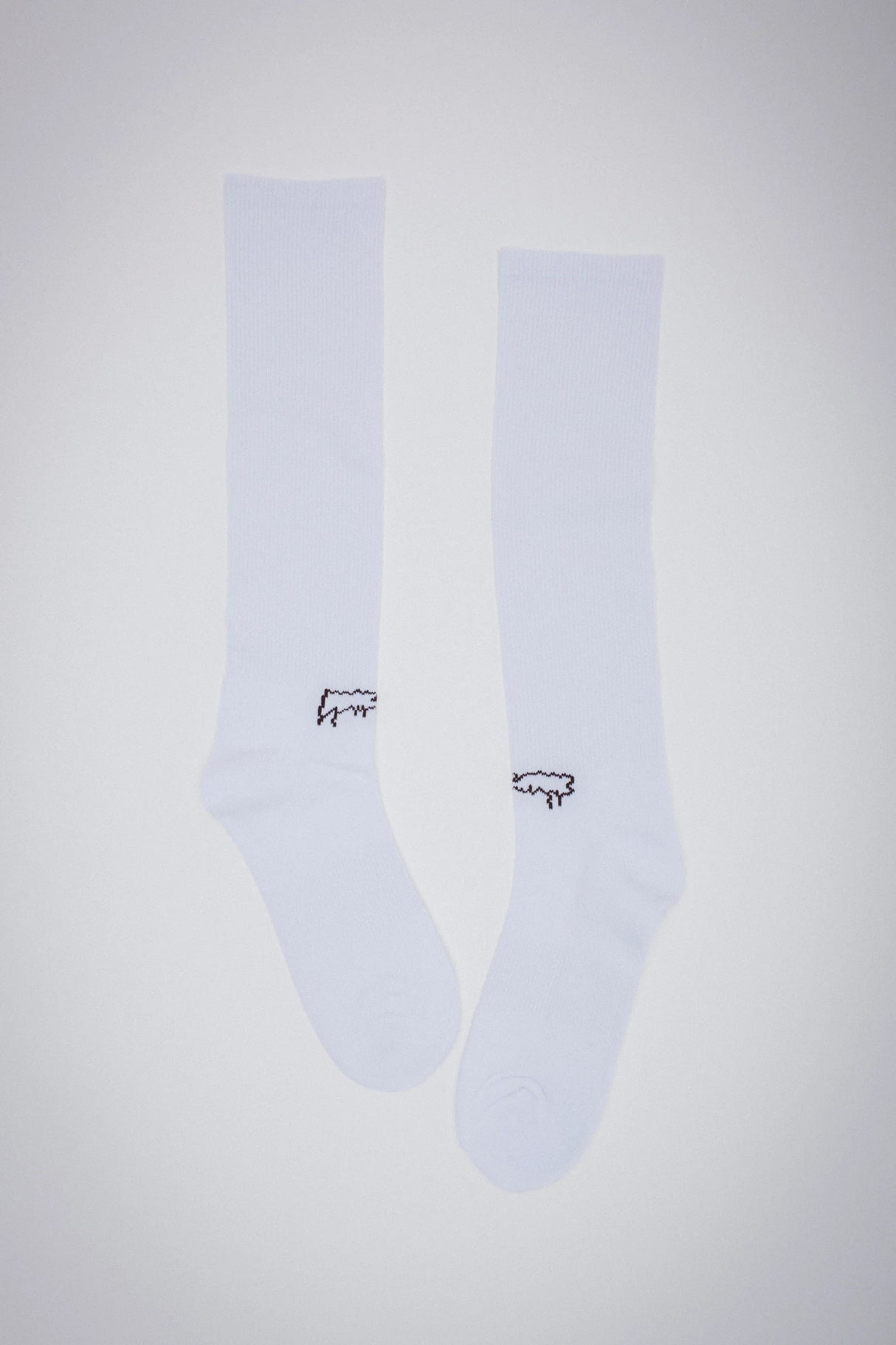 Fucking Awesome Drip Logo Tall White Socks