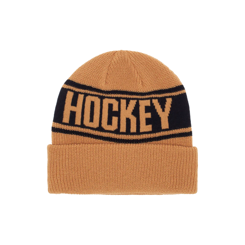 Hockey Hockey Stripe Mustard Beanie