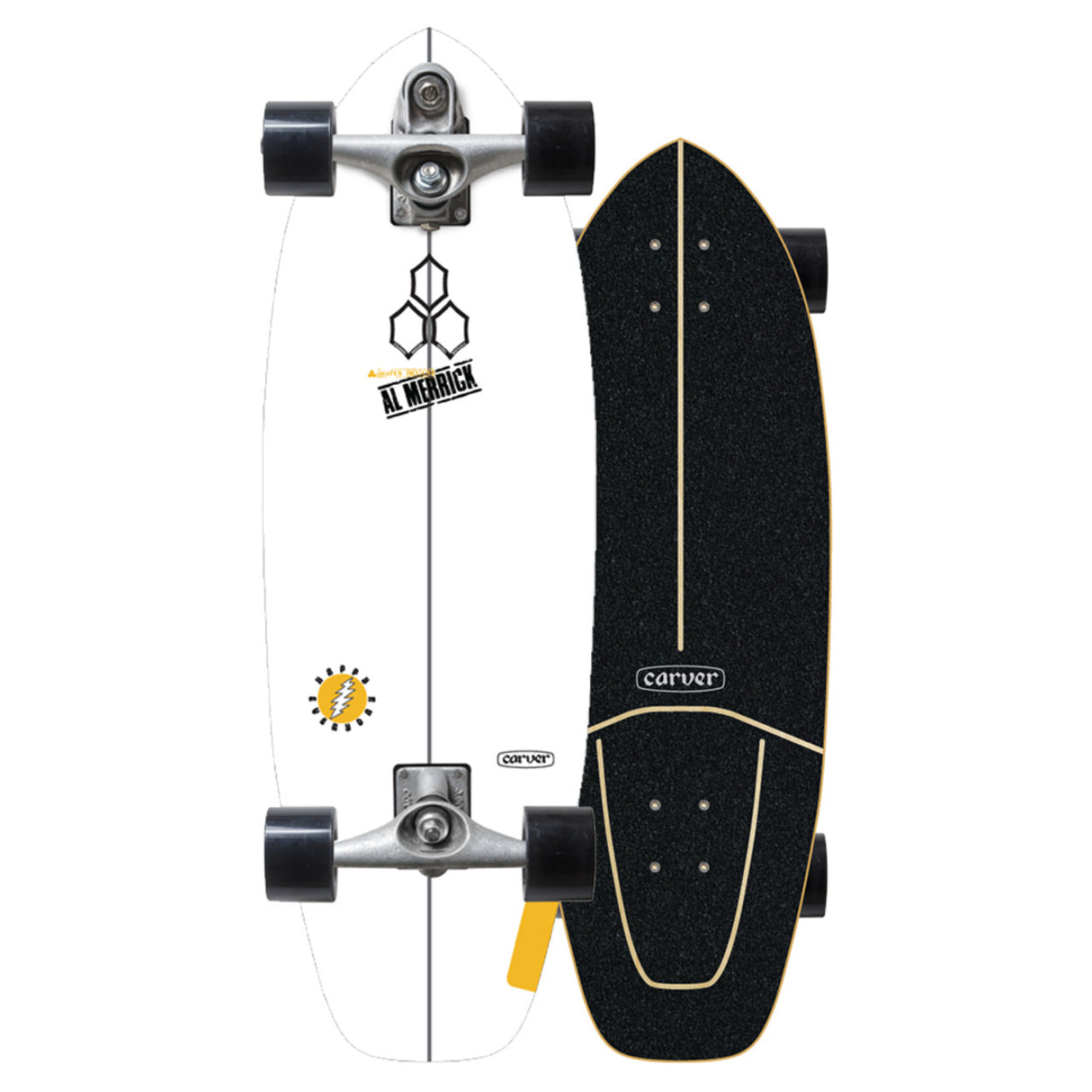 Carver C7 Channel Islands Happy Everyday 30.75" w/ C7 Trucks - Surfskate Complete