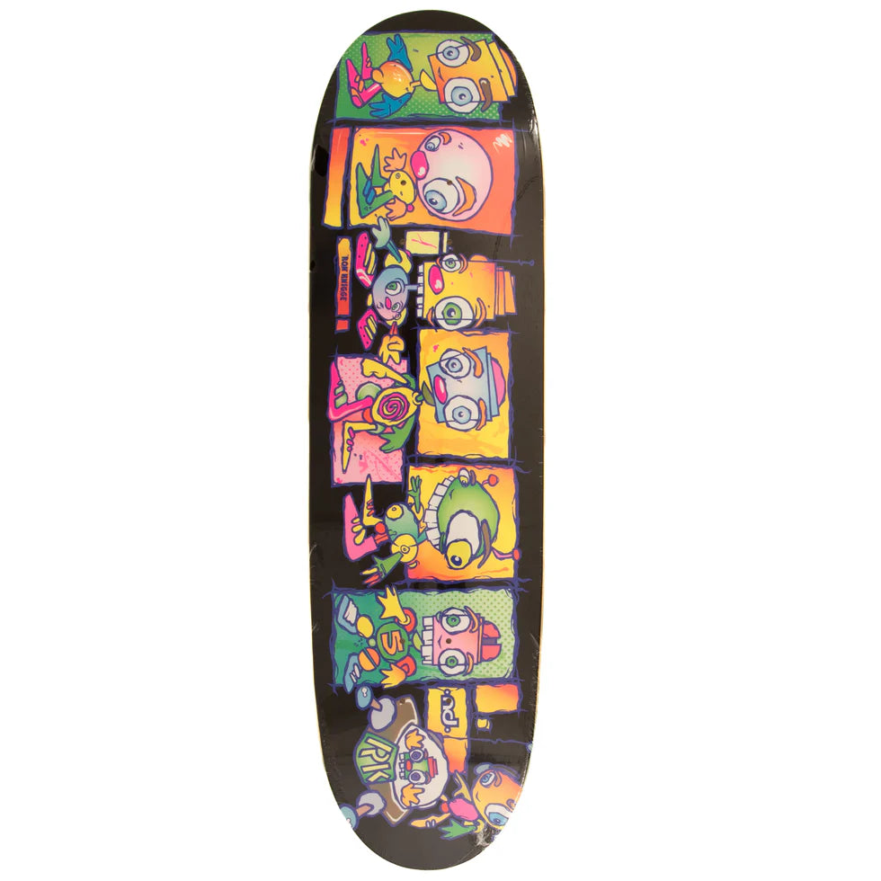 New Deal Knigge Skypod Neon Black HT 8.38" Skateboard Deck