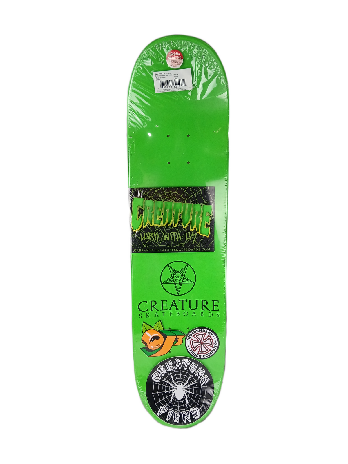 Creature Original Demon Seed Green Black Yellow Size 8.1