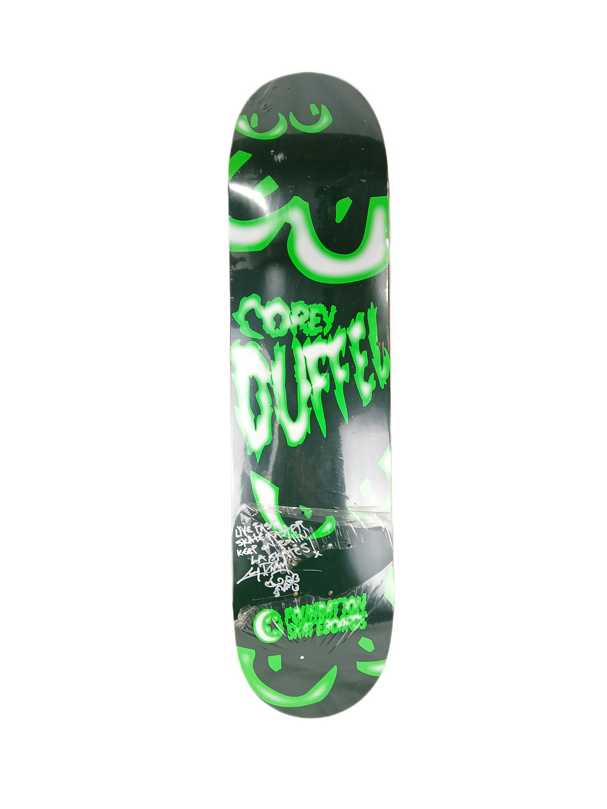 Foundation Corey Duffel Autographed Spooky Glow In The Dark Green