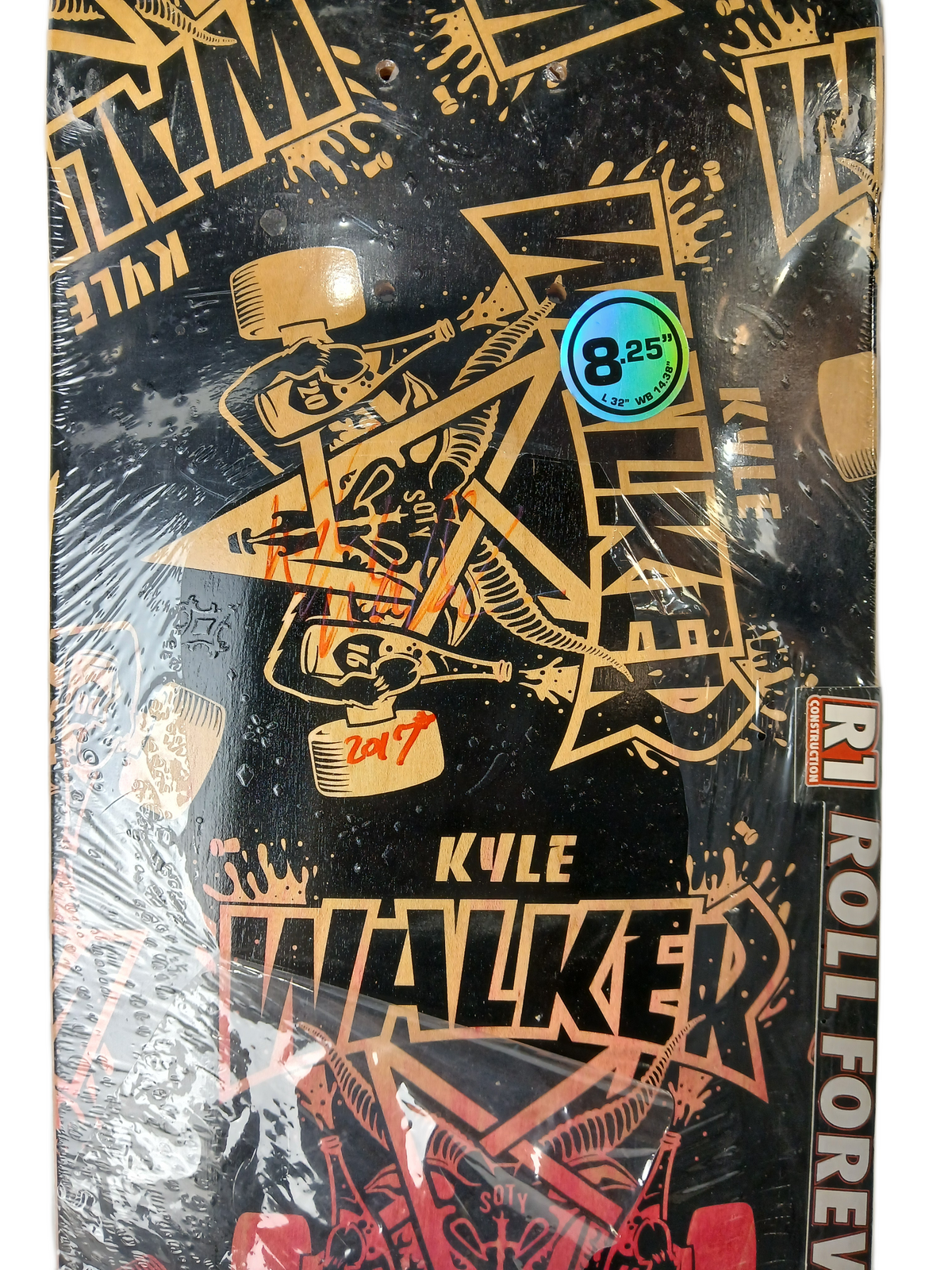Real X Thrasher Magazine Kyle Walker Signed Skater Of The Year
