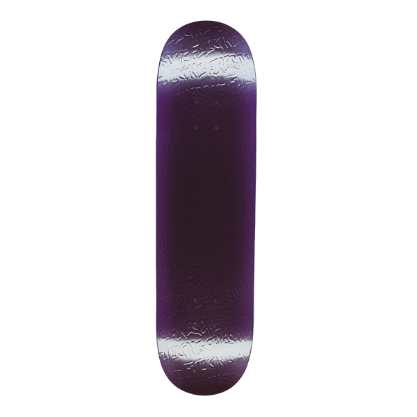 Fucking Awesome Embossed Phantom Purple Regular Shape Skateboard