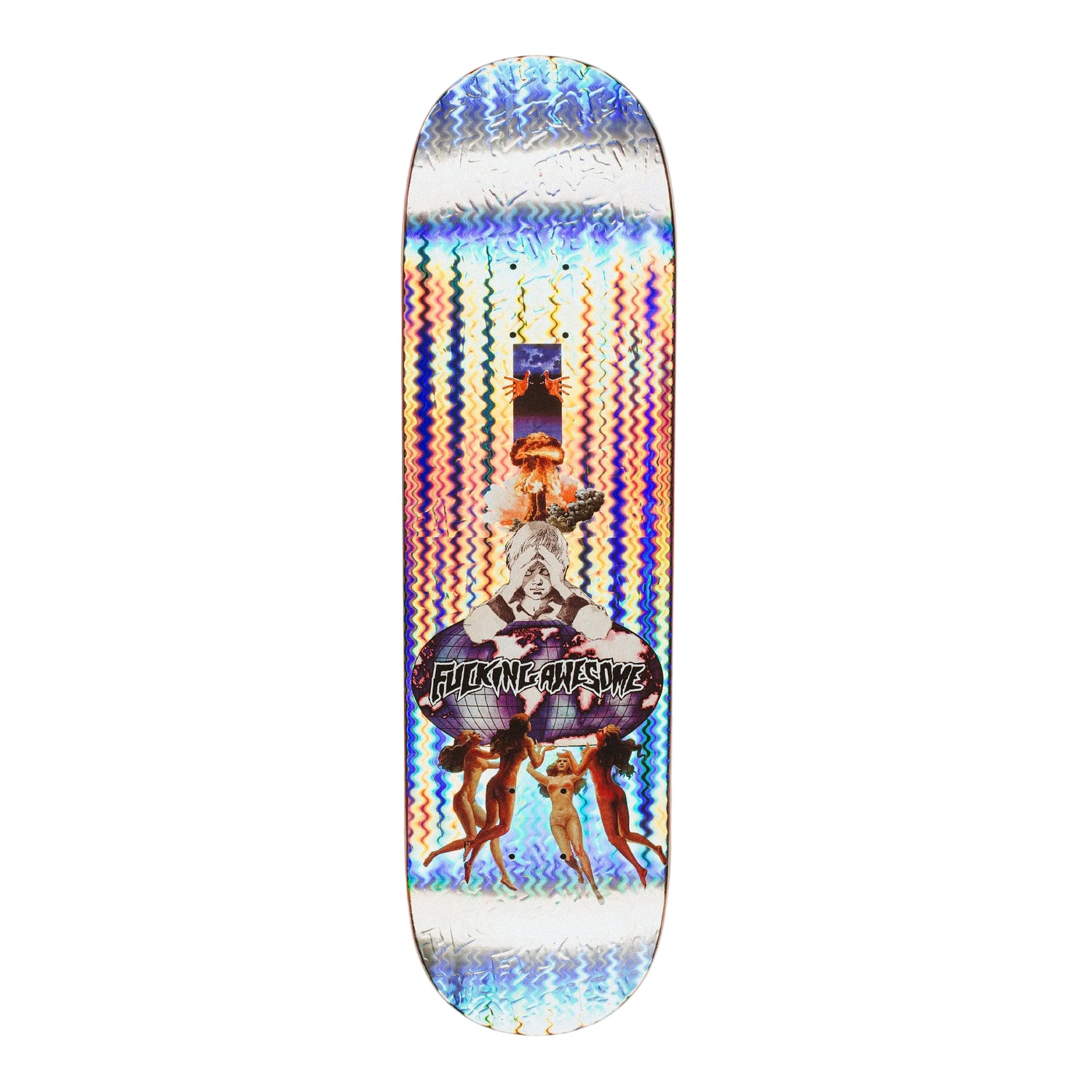 Fucking Awesome Elijah Berle World Holographic 8.5" Regular Shape Skateboard Deck