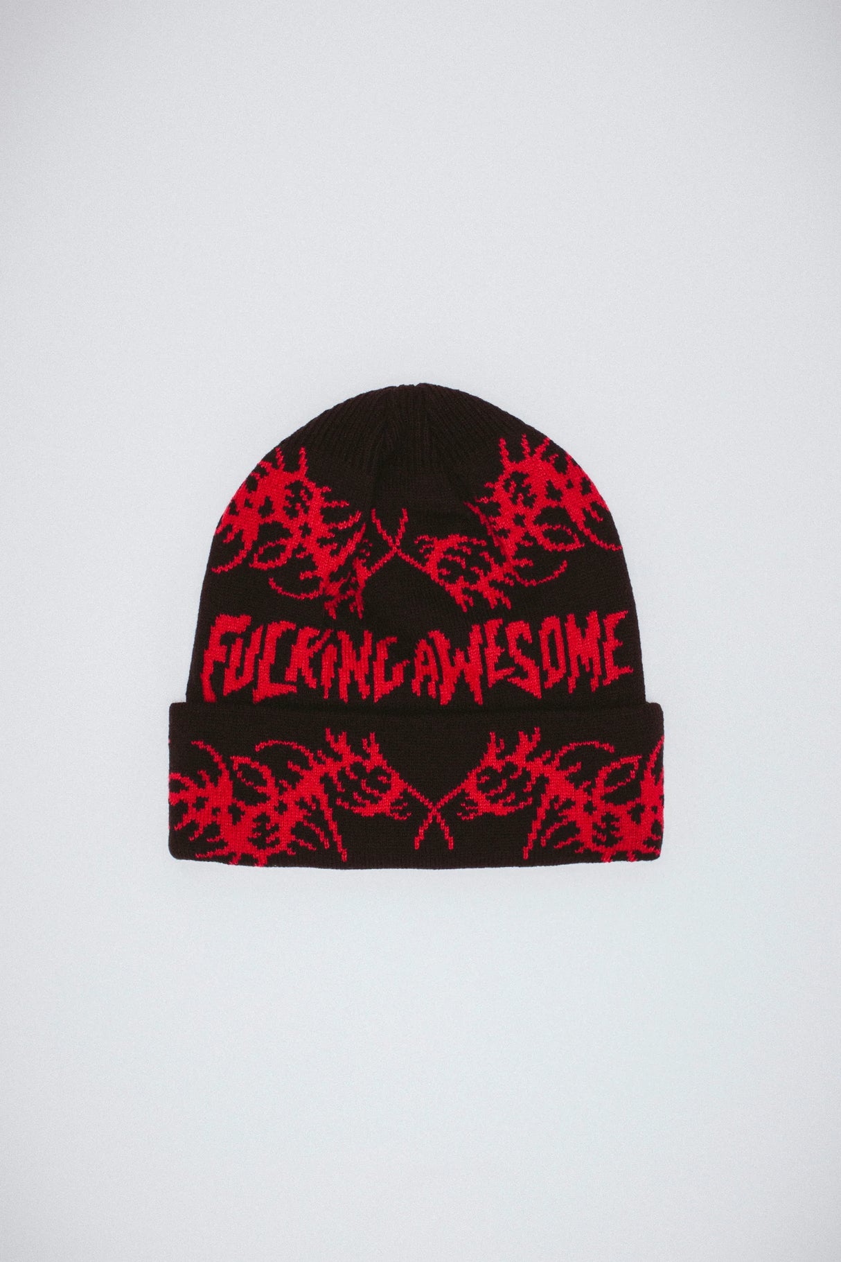 Fucking Awesome Borosky Skramz Black Cuff Beanie