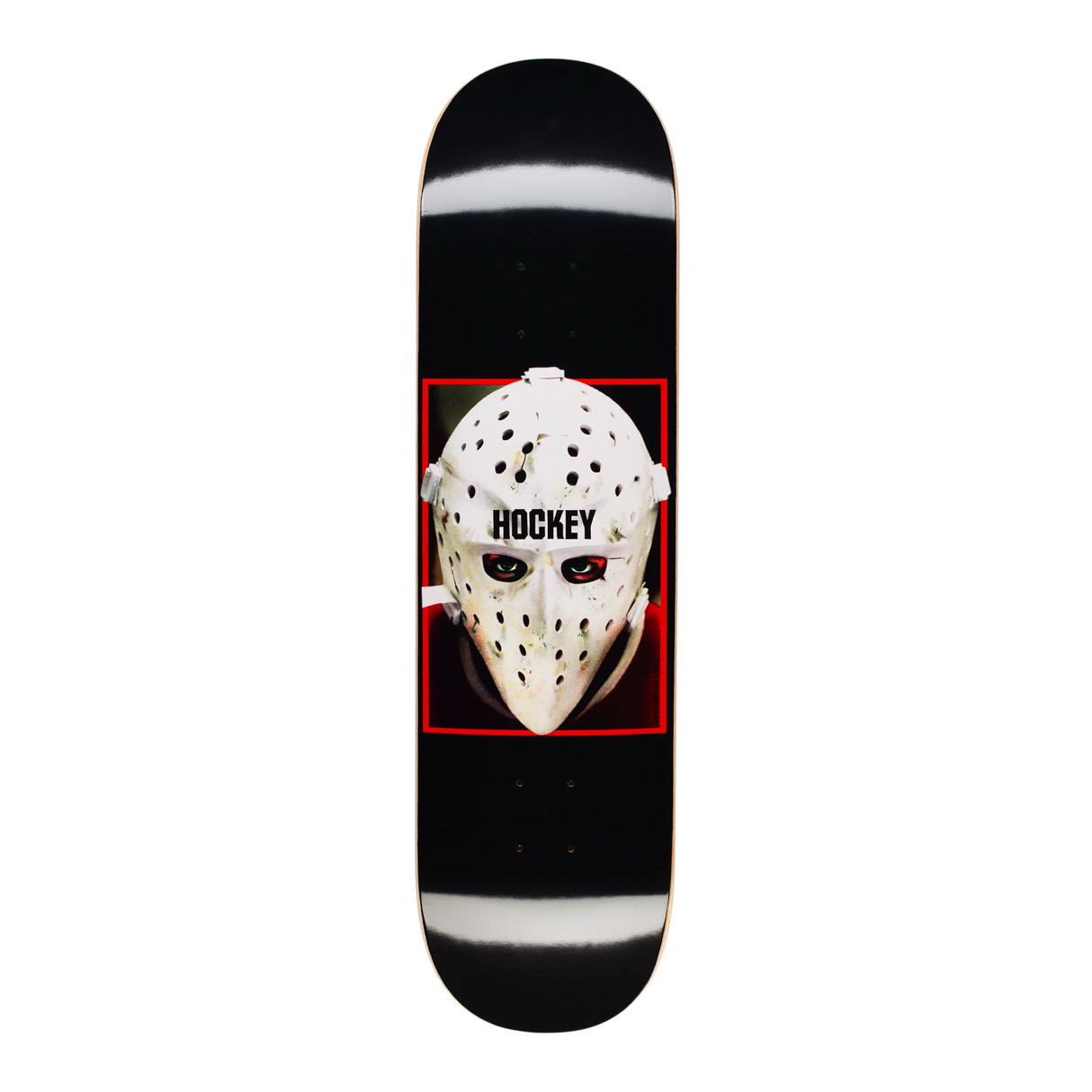 Hockey War On Ice Black Regular Shape Skateboard Deck