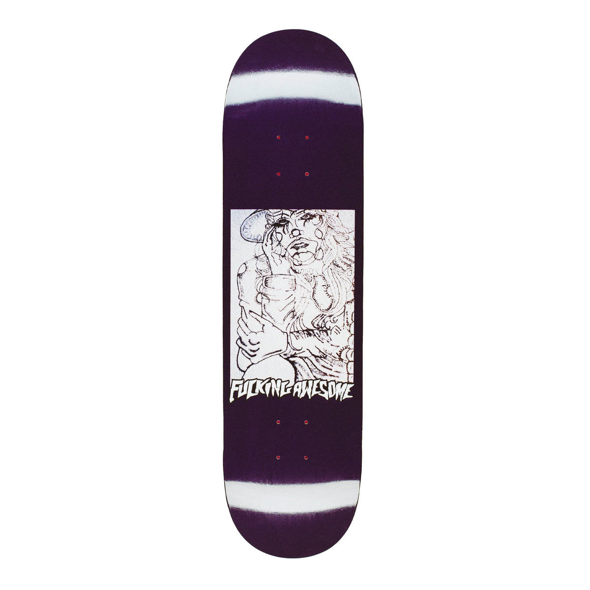 Fucking Awesome Louie Lopez Mural Twin Tail 8.38" Skateboard Deck