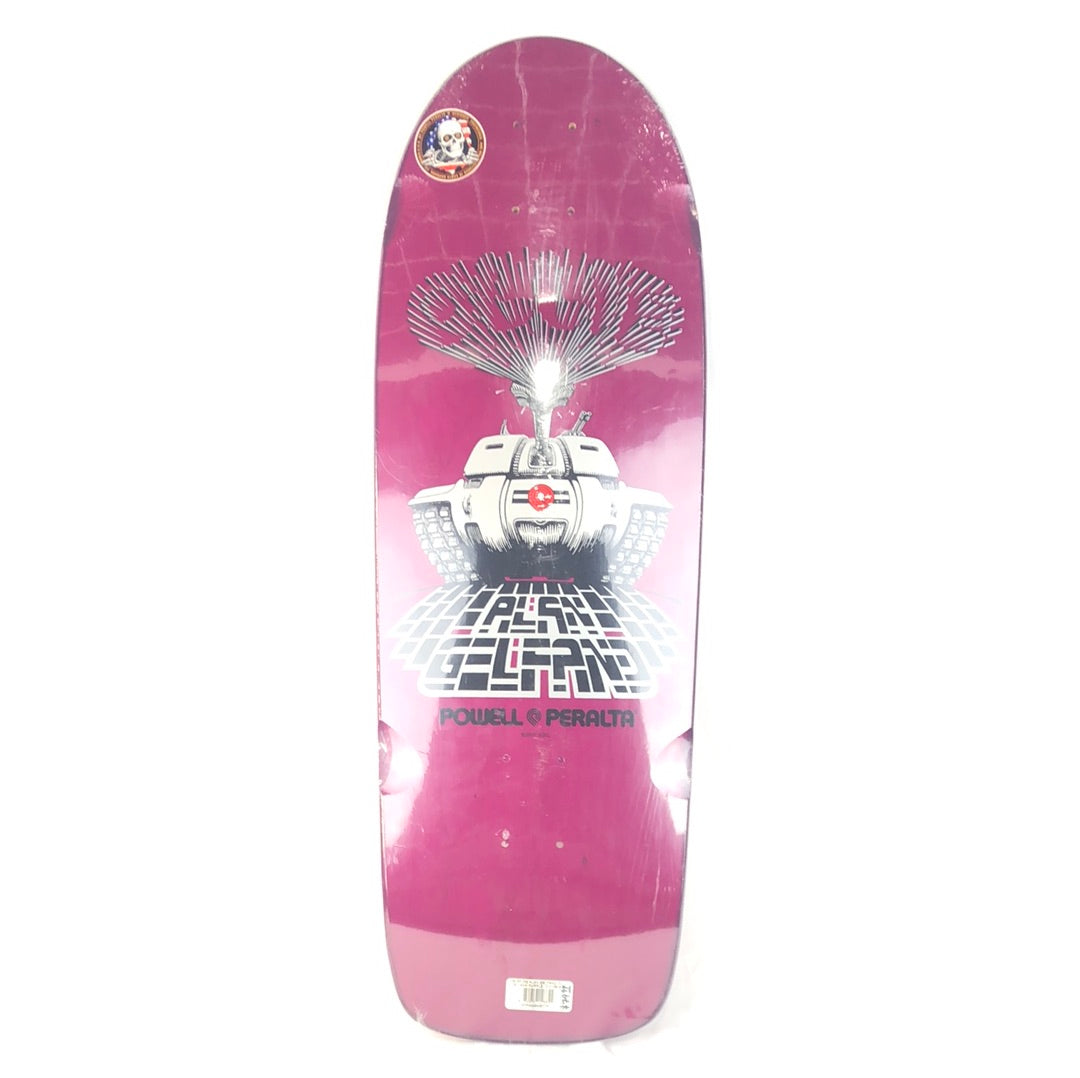 Powell Peralta Alan Gelfand Tank Purple Silver 10'' Skateboard Deck