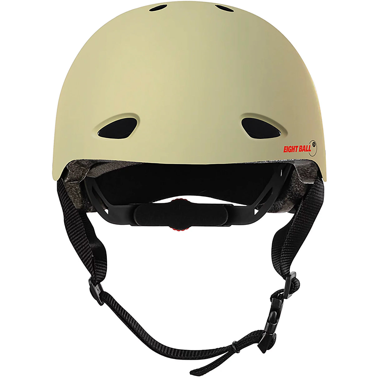 Eight Ball E-Lite LED Light 14+ Cream Matte Helmet