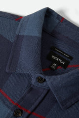 Brixton Bowery Bering Sea Mood Indigo Adrenaline Rush L/s Flannel Shirt