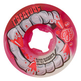 OJ DNA Curbsuckers Bloodsuckers 95a 54mm Red Clear Swirl Skateboard Wheels